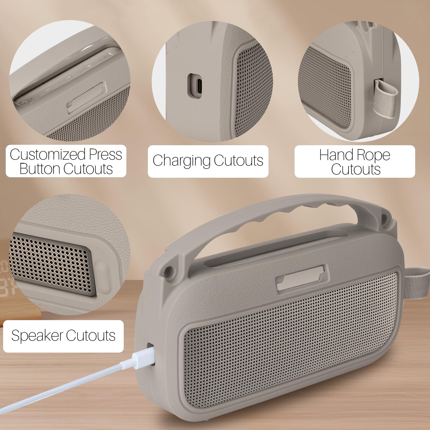 Amazon | Lebakortシリコンケースに適合するBose SoundLink Flex